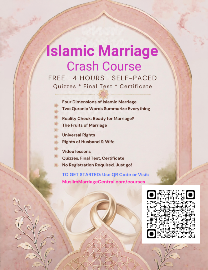 Islamic Marriage Crash Course Flyer